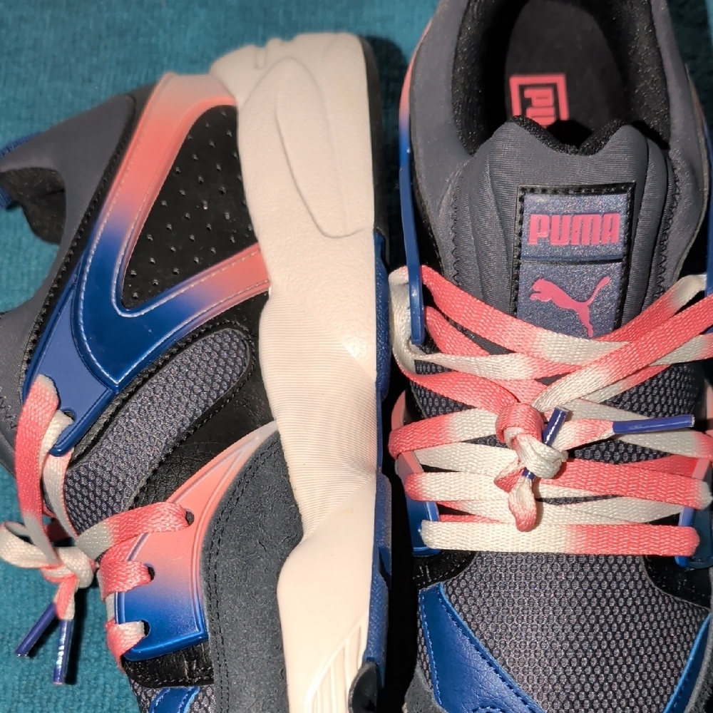 PUMA Blaze Of Glory Psychedelics Lace Up Sneakers Men's 9.5 New - Picture 6 of 11